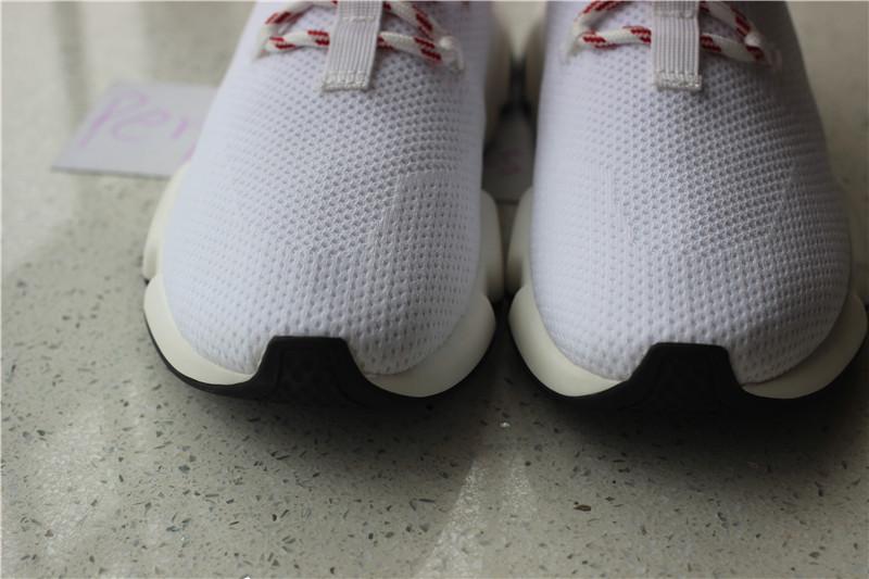 God SPEED TRAINERS Stretch textured knit white retail version ready to ship